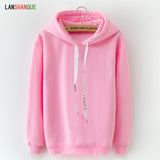 Hoodies Femmes 2018 Marque Femme À Manches Longues Couleur Unie À Capuche Sweat À Capuche Survêtement Sweat-Coat Casual Sportswear S-3XL