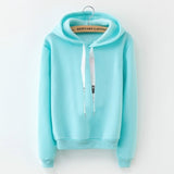 Hoodies Femmes 2018 Marque Femme À Manches Longues Couleur Unie À Capuche Sweat À Capuche Survêtement Sweat-Coat Casual Sportswear S-3XL