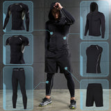 Compression Vêtements de sport Combinaison GYM Collants Entraînement sportif Vêtements Combinaisons d'entraînement jogging Vêtements de sport Survêtement Dry Fit