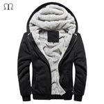 Survêtement Hommes Sportif En Molleton Épais À Capuche Marque-Vêtements Survêtement Survêtement Hommes Veste + Pantalon Fourrure Chaude À L'intérieur D'hiver Sweat