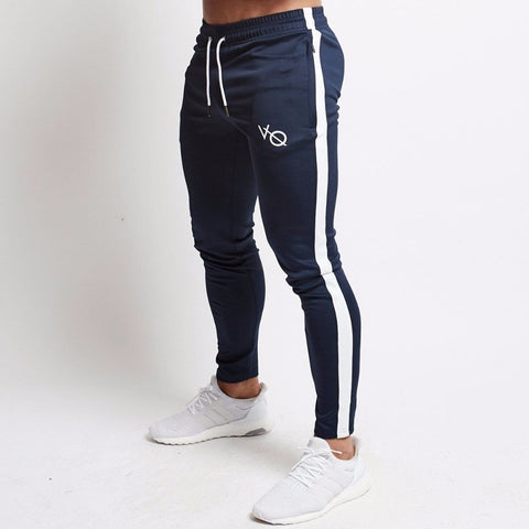 Pantalon de jogging pour homme Fitness Pantalon de survêtement sportif pour homme Sportswear Bas Pantalon de survêtement skinny Pantalon noir Pantalon de survêtement noir Jogger