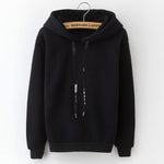 Hoodies Femmes 2018 Marque Femme À Manches Longues Couleur Unie À Capuche Sweat À Capuche Survêtement Sweat-Coat Casual Sportswear S-3XL