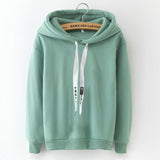 Hoodies Femmes 2018 Marque Femme À Manches Longues Couleur Unie À Capuche Sweat À Capuche Survêtement Sweat-Coat Casual Sportswear S-3XL