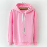 Hoodies Femmes 2018 Marque Femme À Manches Longues Couleur Unie À Capuche Sweat À Capuche Survêtement Sweat-Coat Casual Sportswear S-3XL