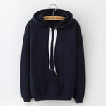 Hoodies Femmes 2018 Marque Femme À Manches Longues Couleur Unie À Capuche Sweat À Capuche Survêtement Sweat-Coat Casual Sportswear S-3XL