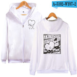 Zipper à capuche Sweat-shirts en molleton et  coton Femmes & hommes
