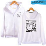 Zipper à capuche Sweat-shirts en molleton et  coton Femmes & hommes