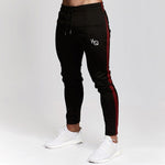 Pantalon de jogging pour homme Fitness Pantalon de survêtement sportif pour homme Sportswear Bas Pantalon de survêtement skinny Pantalon noir Pantalon de survêtement noir Jogger