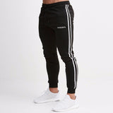 Pantalon de jogging pour homme Fitness Pantalon de survêtement sportif pour homme Sportswear Bas Pantalon de survêtement skinny Pantalon noir Pantalon de survêtement noir Jogger