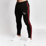 Pantalon de jogging pour homme Fitness Pantalon de survêtement sportif pour homme Sportswear Bas Pantalon de survêtement skinny Pantalon noir Pantalon de survêtement noir Jogger