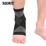 AOLIKES 1PCS 3D Sport Cheville Brace Protecteur Compression Support Pad Élastique Bracelet en nylon pour Football Basketball