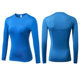 T-shirts à Manches Longues Femmes Collants