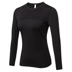 T-shirts à Manches Longues Femmes Collants