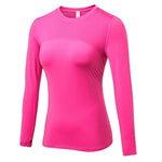 T-shirts à Manches Longues Femmes Collants