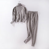 Survêtement Tricoté Automne Hiver Pull À Col Roulé,  Vêtements Femmes 2 Pièces Pantalon En Tricot Sporting
