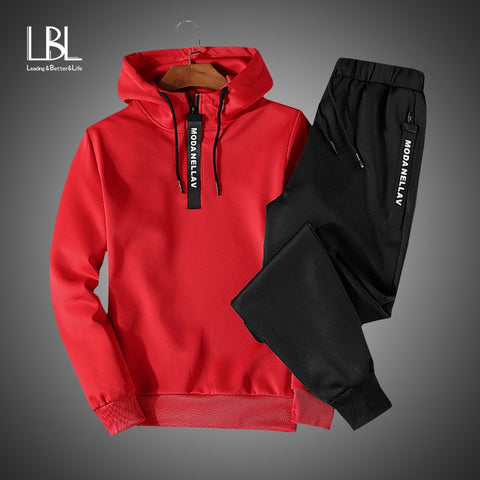 Homme Ensemble Vêtements Sportswear 2018 Automne New Hoodies sweatshirts Sporting Sets Hommes