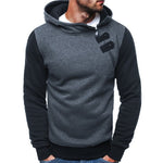 Sweat Hommes Solide à Capuche Hip Hop