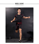 2019 New Men’s Running Sets 5pcs/sets Compression Sport Combinaisons Basketball Collants d’entraînement Vêtements Gym Fitness Jogging Sportswear