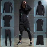 Compression Vêtements de sport Combinaison GYM Collants Entraînement sportif Vêtements Combinaisons d'entraînement jogging Vêtements de sport Survêtement Dry Fit