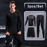 Compression Vêtements de sport Combinaison GYM Collants Entraînement sportif Vêtements Combinaisons d'entraînement jogging Vêtements de sport Survêtement Dry Fit