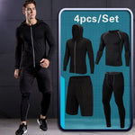Compression Vêtements de sport Combinaison GYM Collants Entraînement sportif Vêtements Combinaisons d'entraînement jogging Vêtements de sport Survêtement Dry Fit