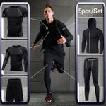 Compression Vêtements de sport Combinaison GYM Collants Entraînement sportif Vêtements Combinaisons d'entraînement jogging Vêtements de sport Survêtement Dry Fit