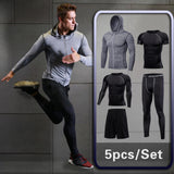 Compression Vêtements de sport Combinaison GYM Collants Entraînement sportif Vêtements Combinaisons d'entraînement jogging Vêtements de sport Survêtement Dry Fit