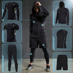 Compression Vêtements de sport Combinaison GYM Collants Entraînement sportif Vêtements Combinaisons d'entraînement jogging Vêtements de sport Survêtement Dry Fit