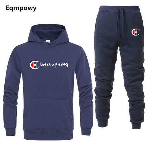 Nouveau 2019 Hommes Ensemble survêtement
