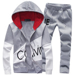 Survêtement Hommes Ensemble 2019 Marque,  Sportswear Vestes à Capuche avec Pantalon